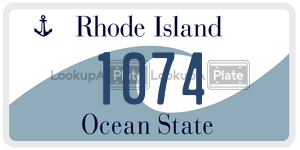 1074  license plate in RI