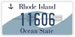 11606 license plate in Rhode Island