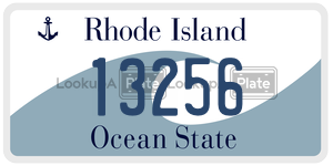 13256 license plate in Rhode Island
