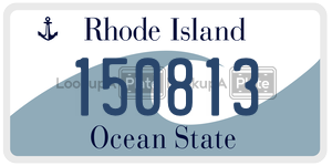 150813 license plate in Rhode Island
