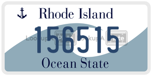 156515 license plate in Rhode Island