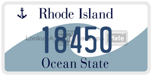 18450 license plate in Rhode Island