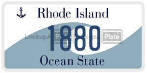 1880  license plate in RI
