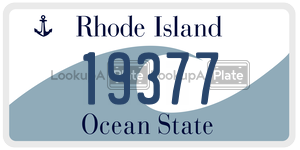 19377 license plate in Rhode Island