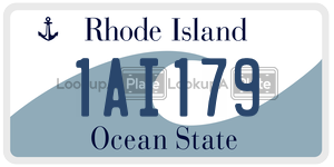 1AI179  license plate in RI