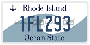 1FL293 license plate in Rhode Island