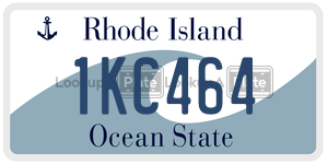 1KC464  license plate in RI
