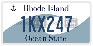 1KX247  license plate in RI