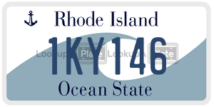 1KY146 license plate in Rhode Island