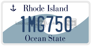 1MG750  license plate in RI