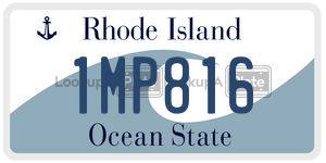 1MP816 license plate in Rhode Island