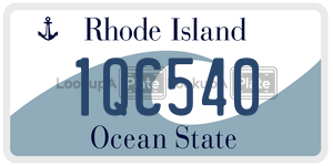 1QC540  license plate in RI