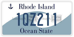 1QZ211  license plate in RI