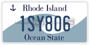 1SY806 license plate in Rhode Island