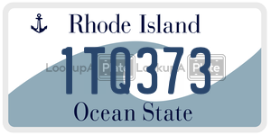 1TQ373 license plate in Rhode Island