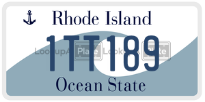 1TT189 license plate in Rhode Island