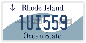 1UI559  license plate in RI