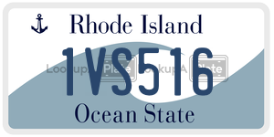 1VS516  license plate in RI