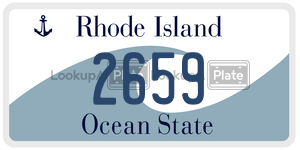 2659  license plate in RI