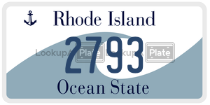 2793 license plate in Rhode Island