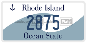 2875  license plate in RI