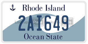 2AI649  license plate in RI