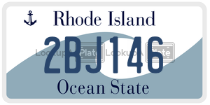 2BJ146  license plate in RI
