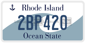 2BP420  license plate in RI