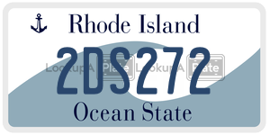 2DS272  license plate in RI