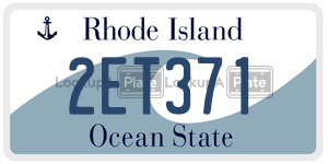 2ET371  license plate in RI