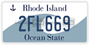 2FL669  license plate in RI