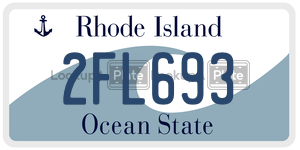 2FL693  license plate in RI