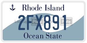 2FX891  license plate in RI