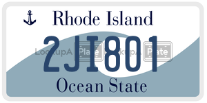 2JI801  license plate in RI