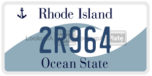 2R964 license plate in Rhode Island