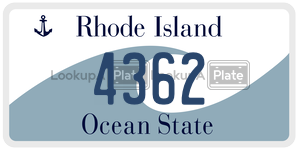 4362  license plate in RI