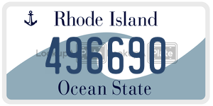 496690 license plate in Rhode Island