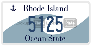 5125 license plate in Rhode Island