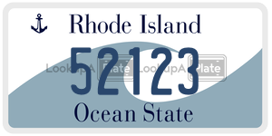 52123  license plate in RI
