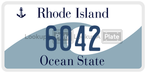 6042  license plate in RI