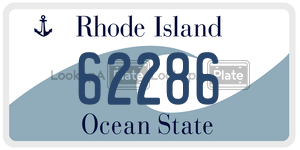 62286  license plate in RI