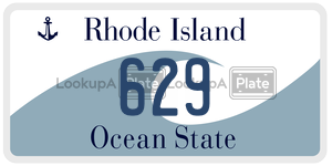 629  license plate in RI