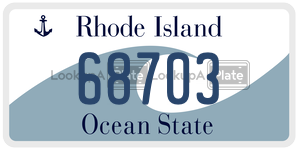 68703  license plate in RI