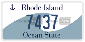 7437  license plate in RI