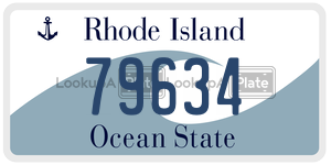 79634 license plate in Rhode Island