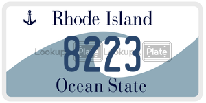 8223  license plate in RI