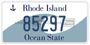 85297  license plate in RI