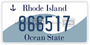 866517  license plate in RI