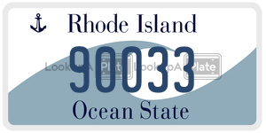 90033  license plate in RI