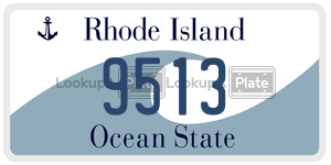 9513  license plate in RI